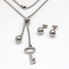 Stainless steel jewelry set Necklace and earrings Wholesale