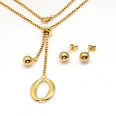 Stainless steel jewelry set Necklace and earrings Wholesale