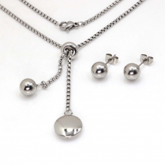 Stainless steel jewelry set Necklace and earrings Wholesale