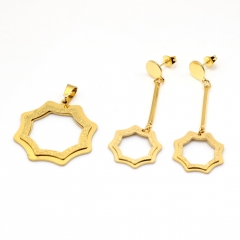 Stainless steel jewelry set Pendant and earrings Wholesale