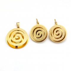 Stainless steel jewelry set pendant  and earrings Wholesale