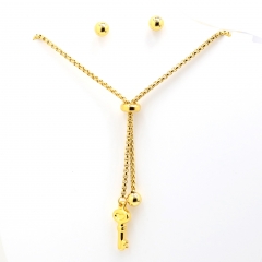 Stainless steel jewelry set Necklace and earrings Wholesale