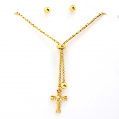 Stainless steel jewelry set Necklace and earrings Wholesale