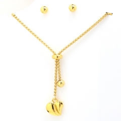 Stainless steel jewelry set Necklace and earrings Wholesale