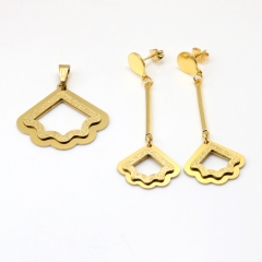Stainless steel jewelry set Pendant and earrings Wholesale