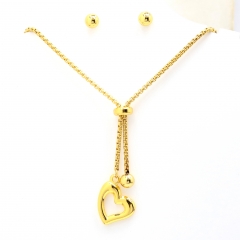 Stainless steel jewelry set Necklace and earrings Wholesale