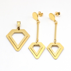 Stainless steel jewelry set Pendant and earrings Wholesale