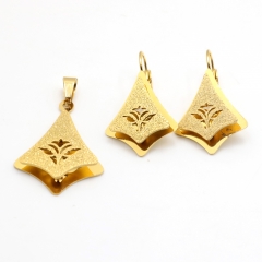Stainless steel jewelry set pendant  and earrings Wholesale