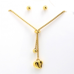 Stainless steel jewelry set Necklace and earrings Wholesale