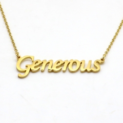 Stainless steel pendant necklace wholesale