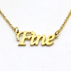 Stainless steel pendant necklace wholesale