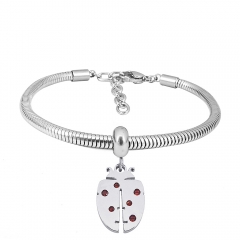 Stainless steel jewelry Pandor a Charms Bracelet wholesale