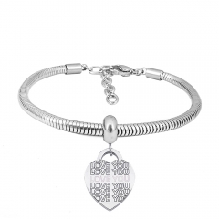 Stainless steel jewelry Pandor a Charms Bracelet wholesale