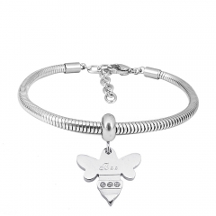 Stainless steel jewelry Pandor a Charms Bracelet wholesale