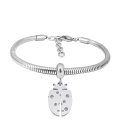 Stainless steel jewelry Pandor a Charms Bracelet wholesale
