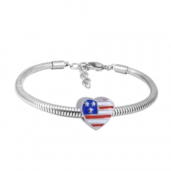 Stainless steel jewelry Pandor a Charms Bracelet wholesale