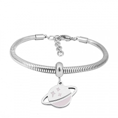 Stainless steel jewelry Pandor a Charms Bracelet wholesale