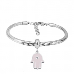Stainless steel jewelry Pandor a Charms Bracelet wholesale