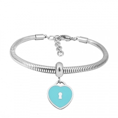 Stainless steel jewelry Pandor a Charms Bracelet wholesale