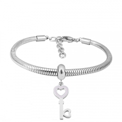 Stainless steel jewelry Pandor a Charms Bracelet wholesale