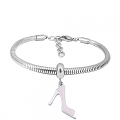 Stainless steel jewelry Pandor a Charms Bracelet wholesale