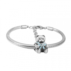 Stainless steel jewelry Pandor a Charms Bracelet wholesale