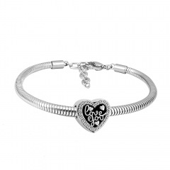 Stainless steel jewelry Pandor a Charms Bracelet wholesale