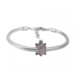 Stainless steel jewelry Pandor a Charms Bracelet wholesale
