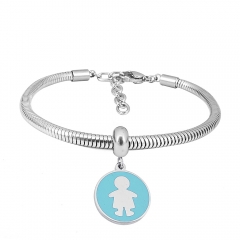 Stainless steel jewelry Pandor a Charms Bracelet wholesale