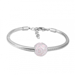 Stainless steel jewelry Pandor a Charms Bracelet wholesale