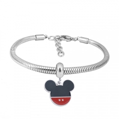 Stainless steel jewelry Pandor a Charms Bracelet wholesale