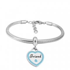 Stainless steel jewelry Pandor a Charms Bracelet wholesale
