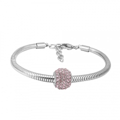 Stainless steel jewelry Pandor a Charms Bracelet wholesale