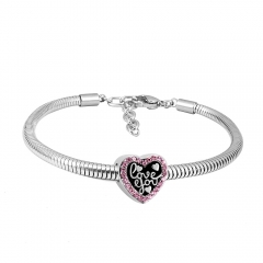 Stainless steel jewelry Pandor a Charms Bracelet wholesale