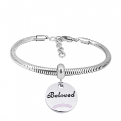 Stainless steel jewelry Pandor a Charms Bracelet wholesale