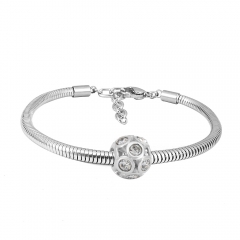 Stainless steel jewelry Pandor a Charms Bracelet wholesale