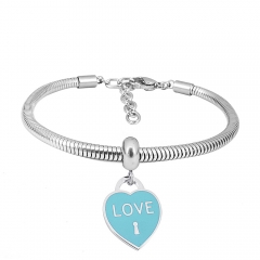 Stainless steel jewelry Pandor a Charms Bracelet wholesale