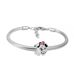 Stainless steel jewelry Pandor a Charms Bracelet wholesale