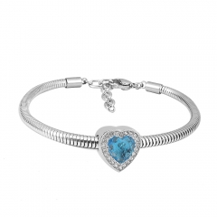 Stainless steel jewelry Pandor a Charms Bracelet wholesale