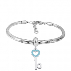 Stainless steel jewelry Pandor a Charms Bracelet wholesale