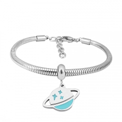 Stainless steel jewelry Pandor a Charms Bracelet wholesale