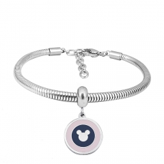 Stainless steel jewelry Pandor a Charms Bracelet wholesale