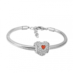 Stainless steel jewelry Pandor a Charms Bracelet wholesale