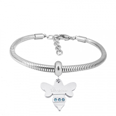 Stainless steel jewelry Pandor a Charms Bracelet wholesale