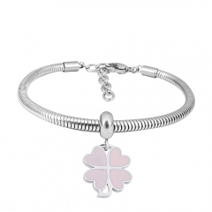 Stainless steel jewelry Pandor a Charms Bracelet wholesale