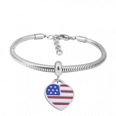 Stainless steel jewelry Pandor a Charms Bracelet wholesale