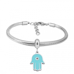 Stainless steel jewelry Pandor a Charms Bracelet wholesale