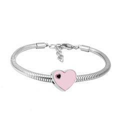 Stainless steel jewelry Pandor a Charms Bracelet wholesale