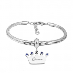 Stainless steel jewelry Pandor a Charms Bracelet wholesale