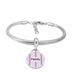 Stainless steel jewelry Pandor a Charms Bracelet wholesale